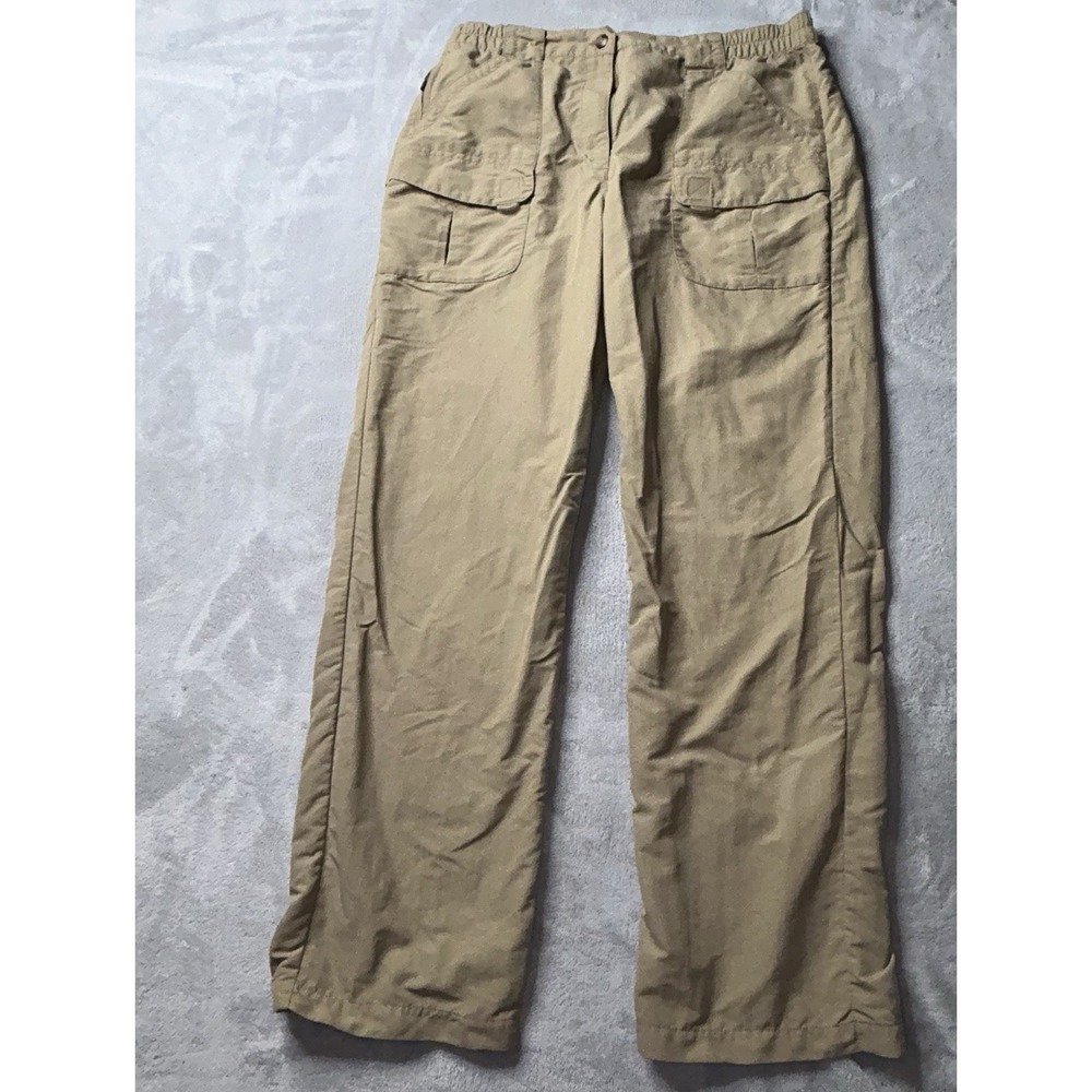 LL Beans Men's Nylon M/Reg Tan Hiking Pants 28  Length